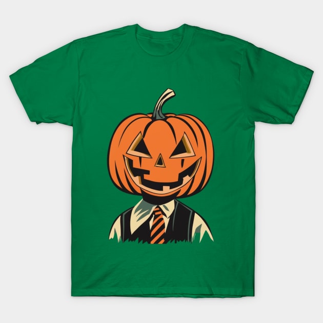 Dwight Pumpkin T-Shirt by BukovskyART